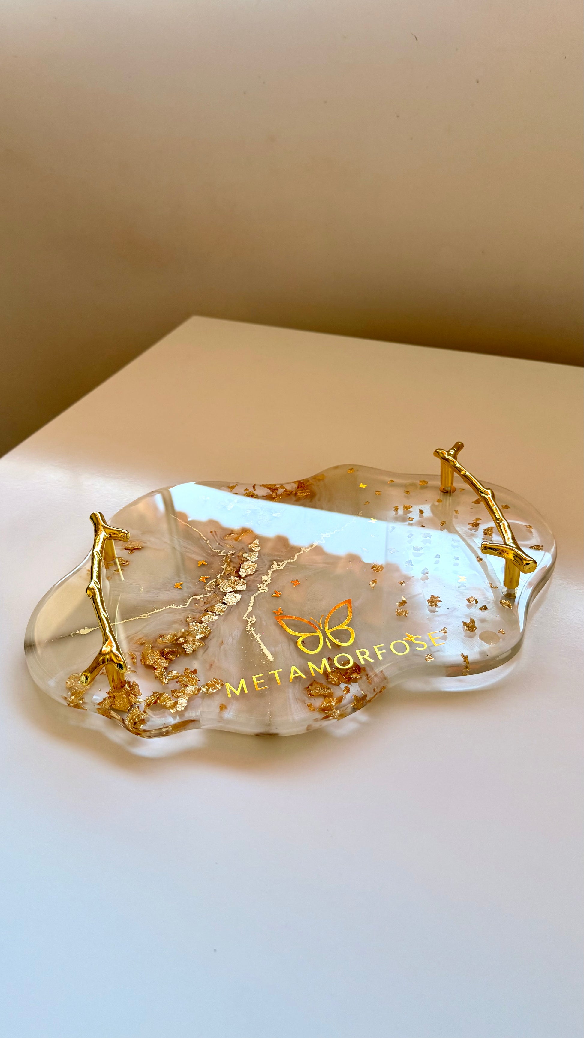 Bandeja Aurora | Linha Fleur Gold