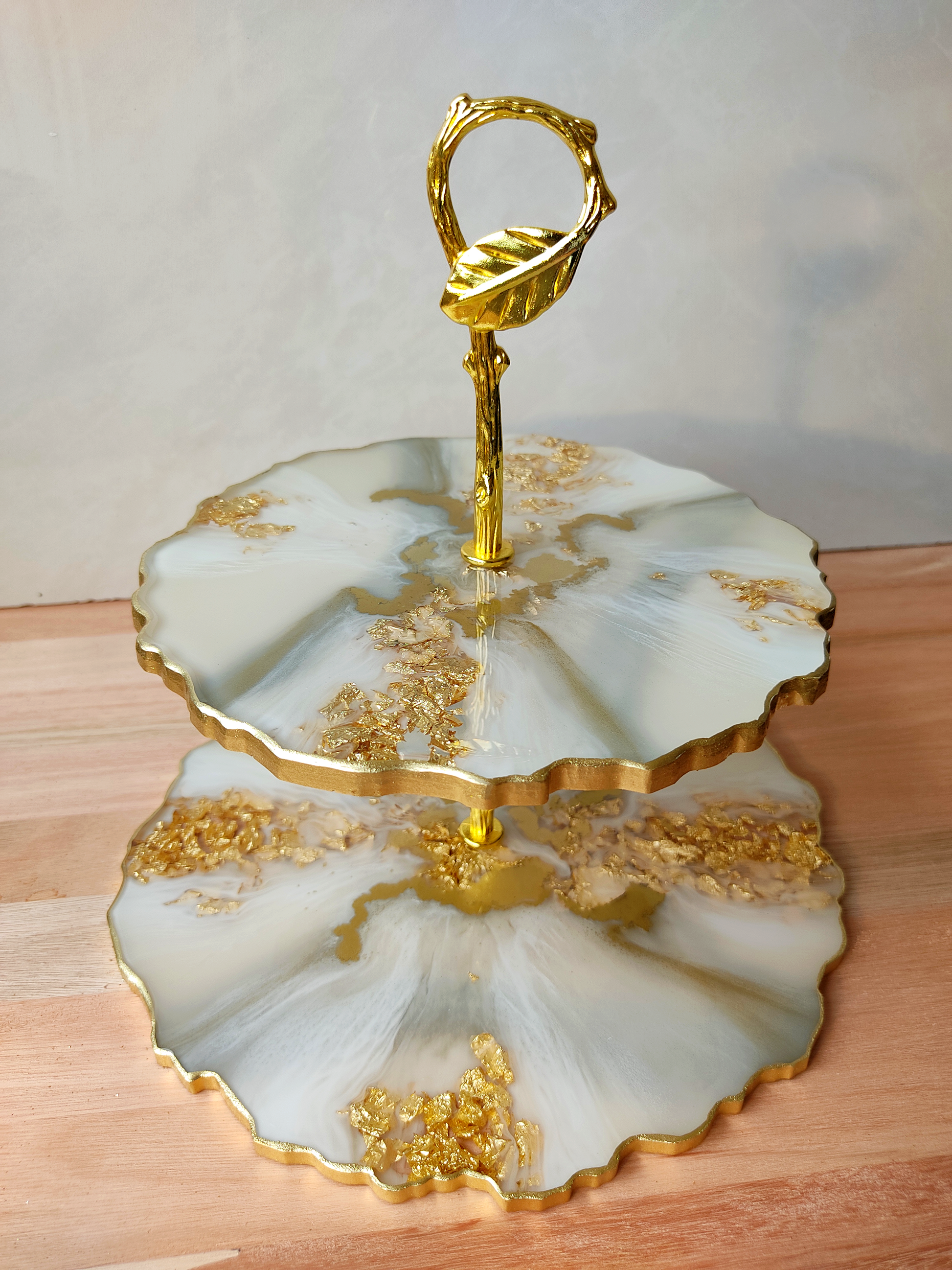Porta Petit Four | Linha Fleur Gold