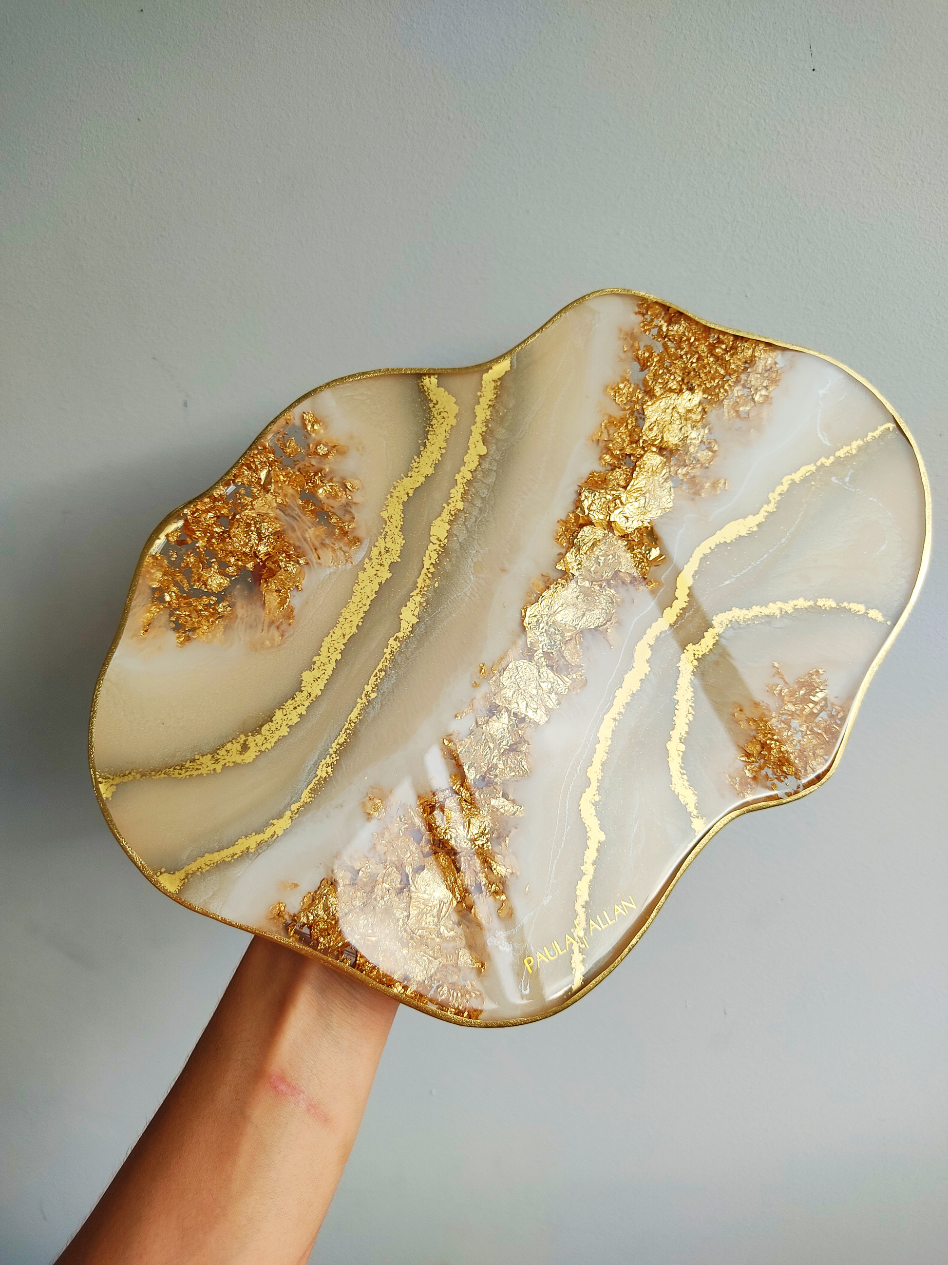 Bandeja Orgânica | Linha Fleur Gold