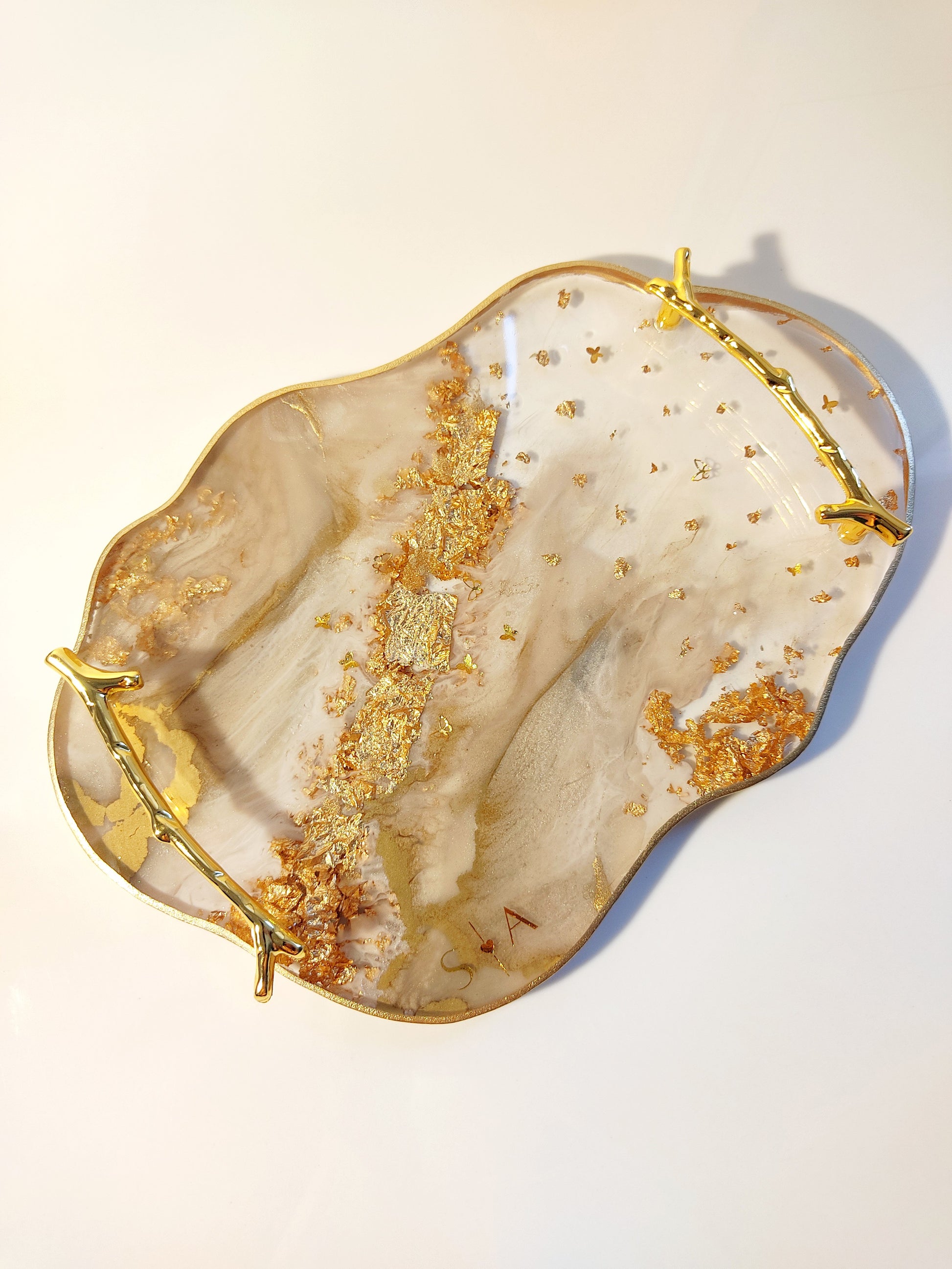 Bandeja Aurora | Linha Fleur Gold