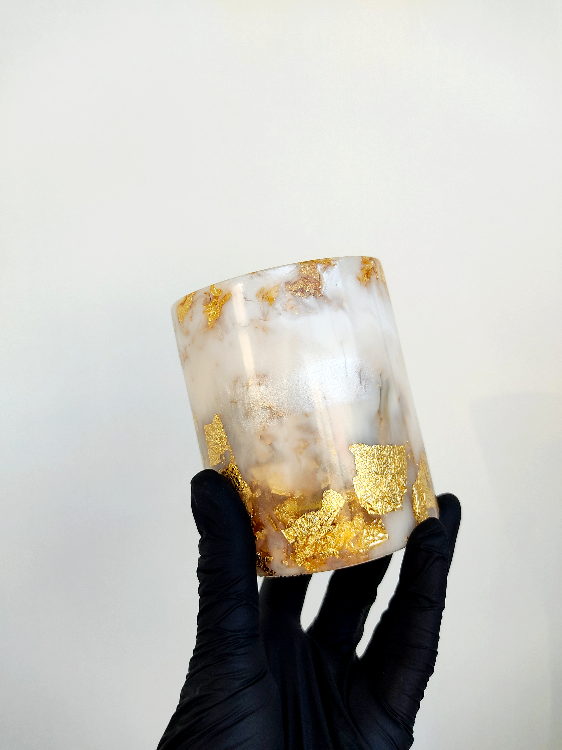 Porta escovas | Linha Fleur Gold