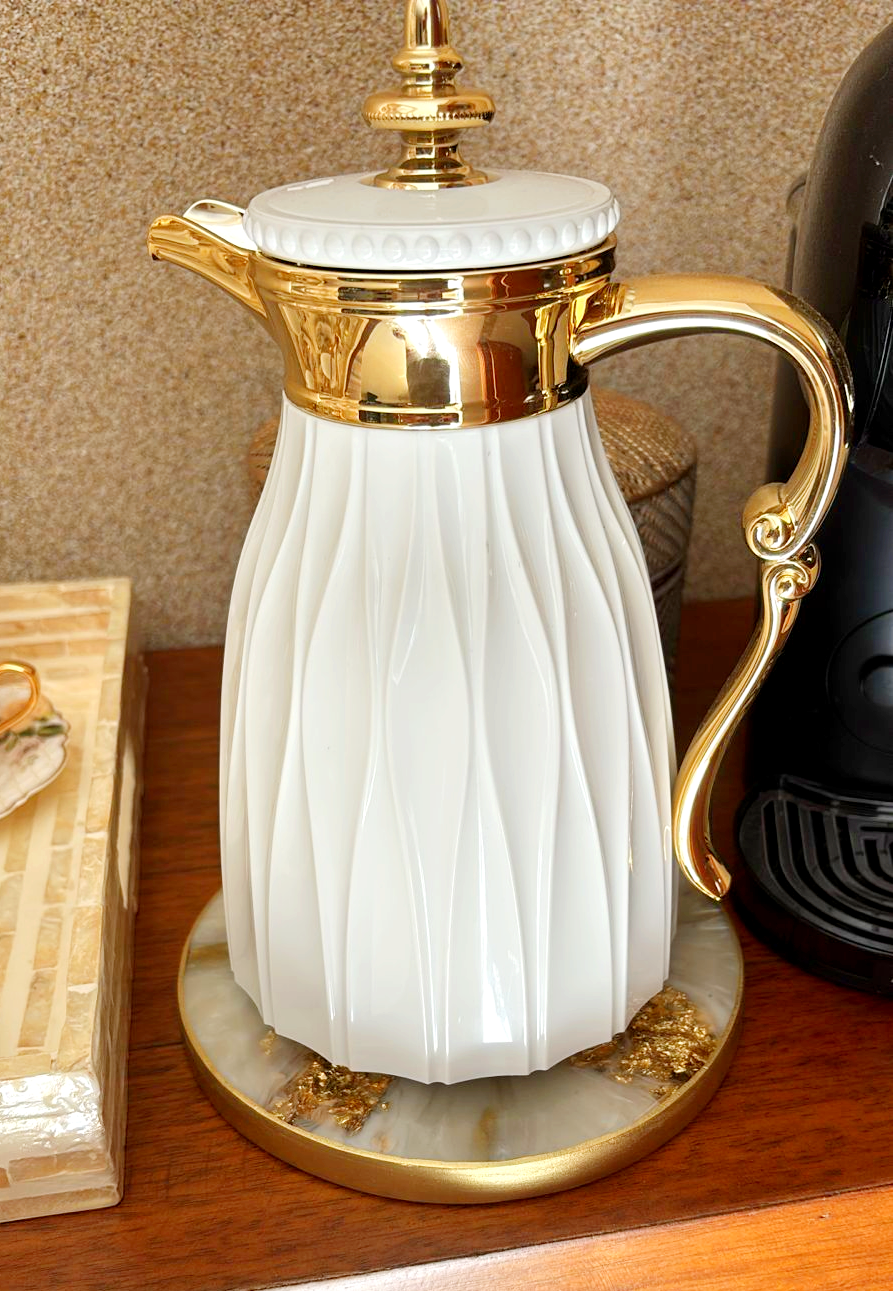 Platter redondo | Linha Fleur Gold