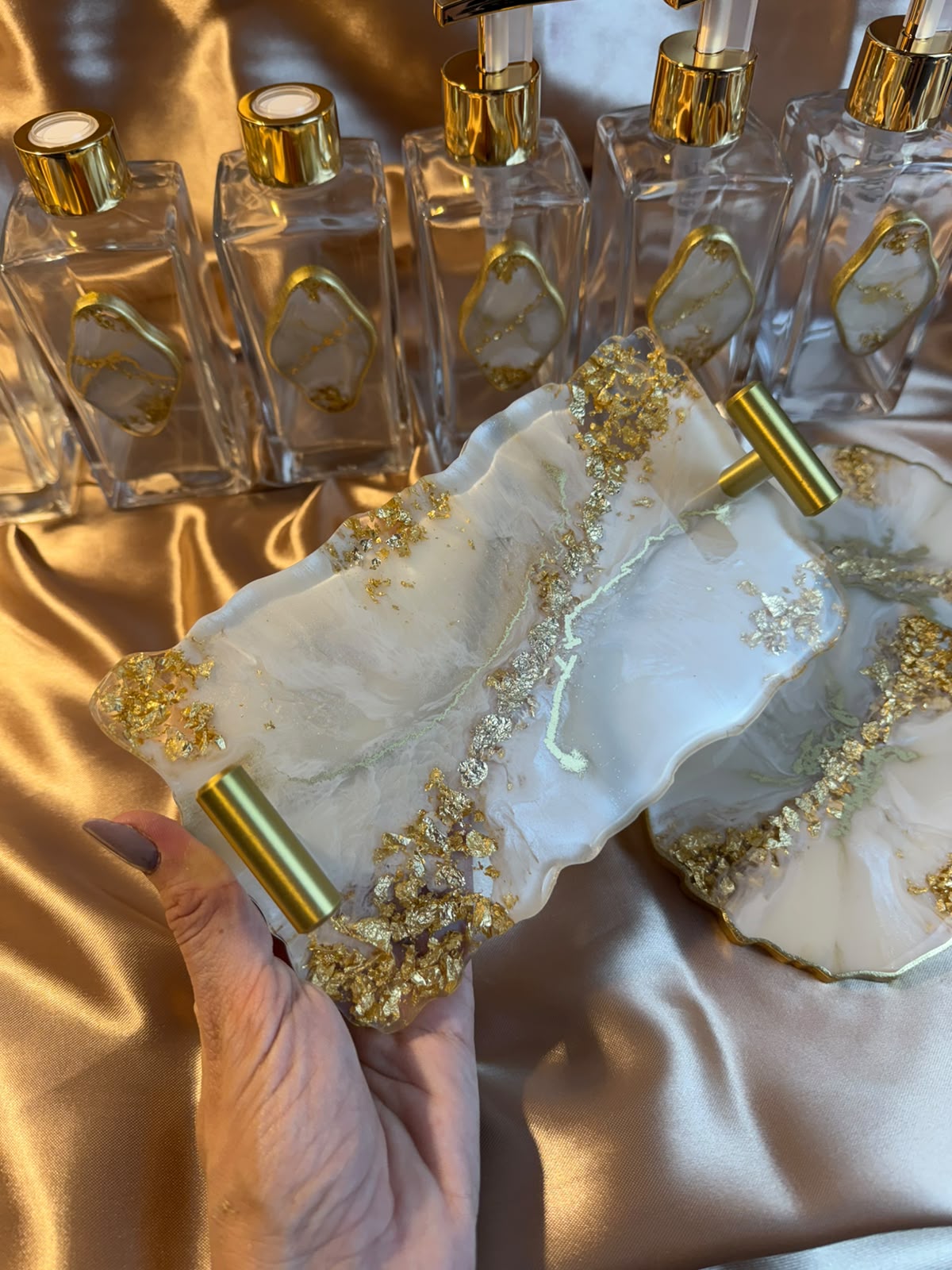 Kit Aura Gold P | Linha Fleur Gold