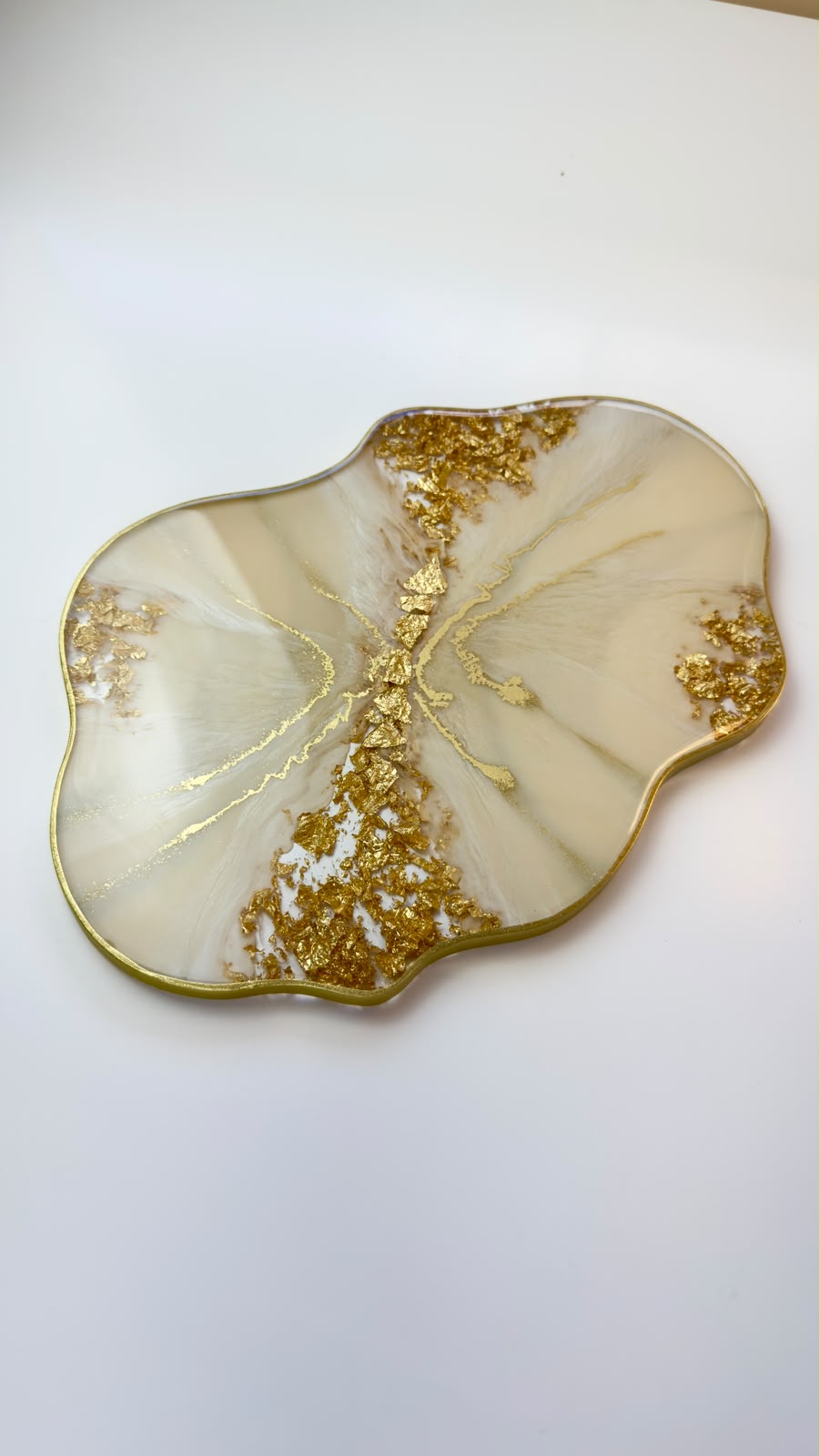 Bandeja Orgânica | Linha Fleur Gold