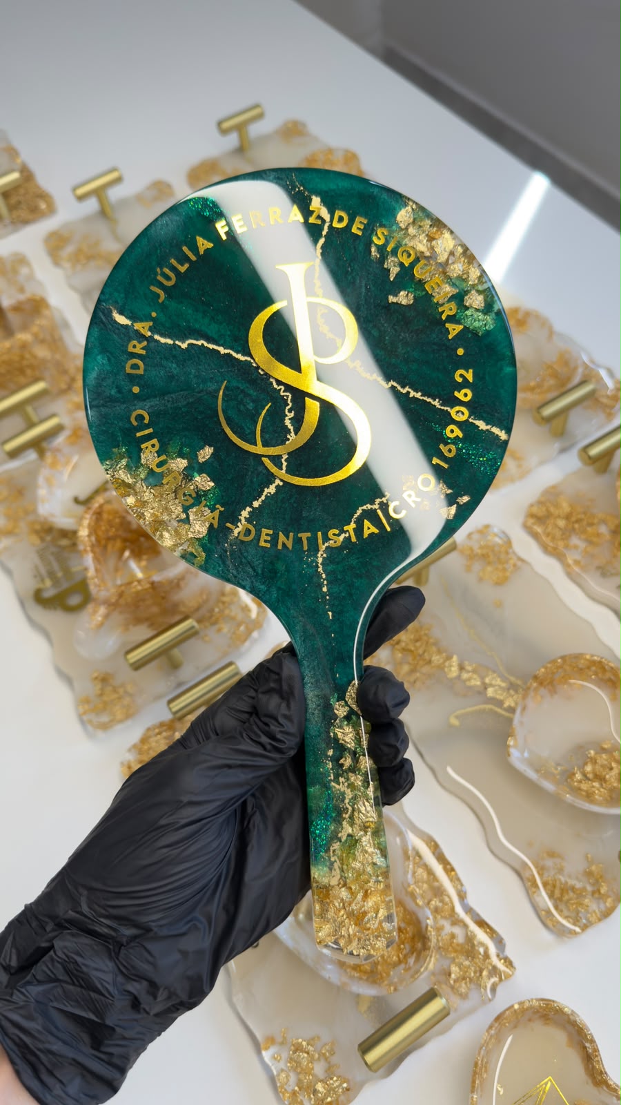 Espelho Signature | Fleur Gold