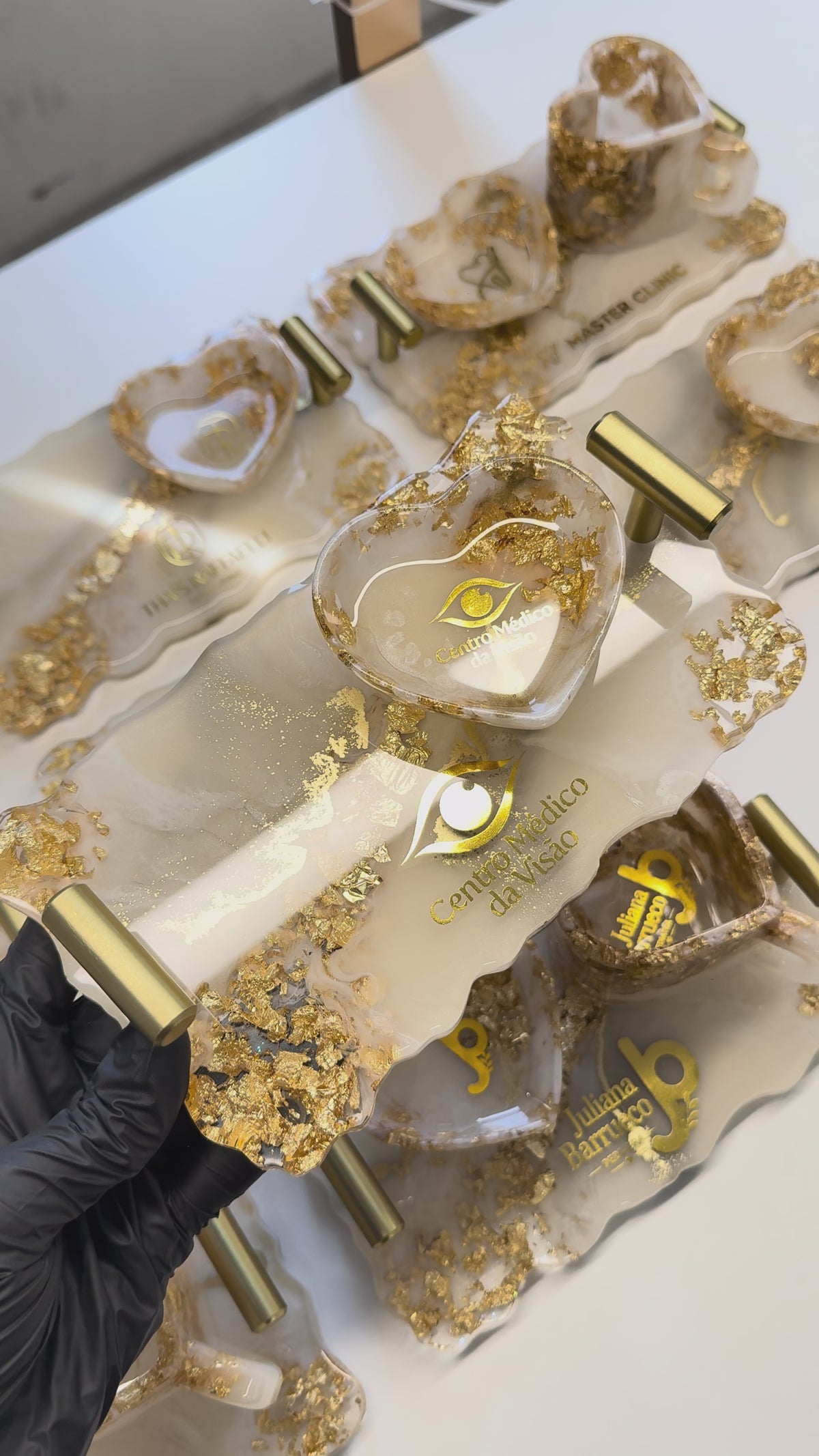 Kit Aura Gold P | Linha Fleur Gold