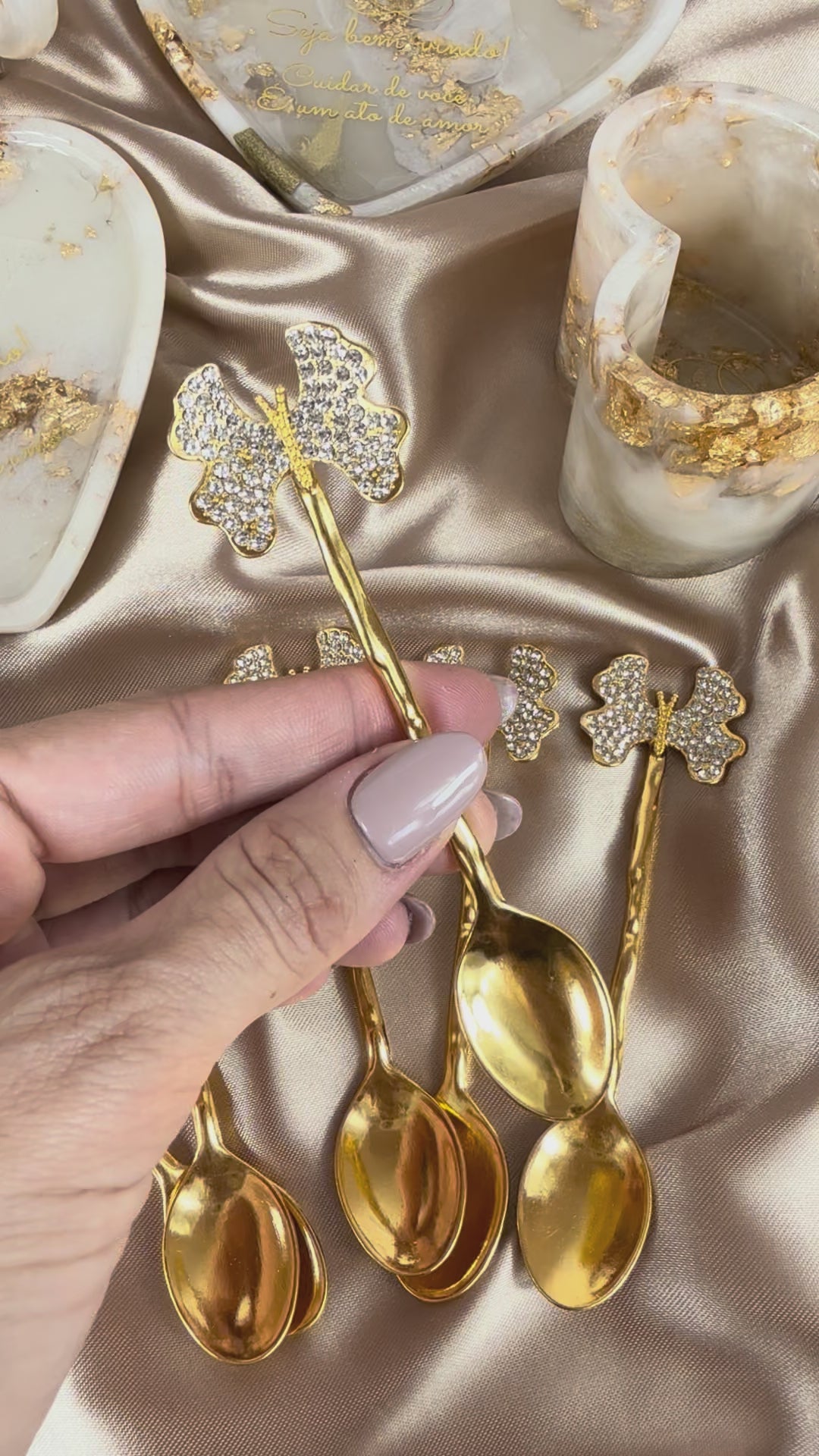 Kit Amour Gold: Xícara com pires